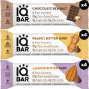 IQBAR Brain and Body Keto Protein Bars - Chocolate Lovers Variety Keto Bars - 12-Count Energy Bars - Low Carb Protein Bars - High Fiber Vegan Bars and Low Sugar Meal Replacement Bars - Vegan Snacks
