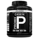 100% Casein Protein Powder I PROMIX Unflavored Micellar I USA Pastures I ONLY 1 Ingredient I Stimulate Muscle Growth & Recovery Slow Release Amino I Preservative Free Keto Bulk 5LB- No Soy, Gluten