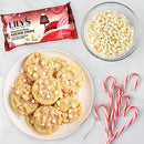 Lily’s Peppermint Baking Chips Bags, Delicious Peppermint Flavor White Chocolate Style Stevia Sweetened Bites Gluten Free & No Sugar Added, Delicious Christmas Indulgence Homemade Confection, 3 Count