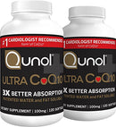 Qunol Ultra CoQ10 100mg, 3x Better Absorption, Patented Water and Fat Soluble Natural Supplement Form of Coenzyme Q10, Antioxidant for Heart Health, 120 Count Softgels (Shipping Only)