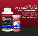 Qunol Ultra CoQ10 100mg, 3x Better Absorption, Patented Water and Fat Soluble Natural Supplement Form of Coenzyme Q10, Antioxidant for Heart Health, 120 Count Softgels (Shipping Only)