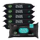 DUDE Wipes Flushable Wipes - 3 Pack, 144 Wipes - Unscented Adult Wet Wipes with Vitamin-E & Aloe for at-Home Use - Septic and Sewer Safe