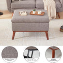 Kingfun Tbfit 65" W Loveseat Sofa, Mid Century Modern Decor Love Seat Couches for Living Room, Button Tufted Upholstered Love Seats Furniture, Solid and Easy to Install Small Couch for Bedroom, Grey…