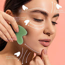 BAIMEI Stainless Steel Gua Sha Facial Tool for Self Care, Skin Care Tool for Face and Body Treatment, Relieve Tensions and Reduce Puffiness, Gift for Men Women