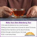 USDA Organic Dried Elderberries - Whole European Elderberry, Responsibly Wild Crafted, Perfect for Tea, Syrups, and More - Sambucas Nigra - 1 Pound (Certified Organic)