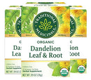 Traditional Medicinals Organic Dandelion Leaf & Root Herbal Tea (Pack of 1), Supports Kidney Function and Healthy Digestion, 16 Tea Bags Total