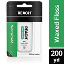 Reach Waxed Dental Floss Bundle | Effective Plaque Removal, Extra Wide Cleaning Surface | Shred Resistance & Tension, Slides Smoothly & Easily , PFAS FREE | Cinnamon Flavored, 55 Yard (Pack of 6)