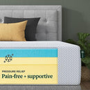 ZINUS 10 Inch Green Tea Cooling Gel Memory Foam Mattress, Fiberglass Free, Cooling Gel Foam, Pressure Relieving, CertiPUR-US Certified, Bed-in-a-Box, Queen