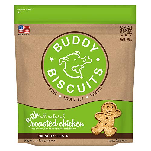 Buddy Biscuits Oven Baked Treats with Peanut Butter, Whole Grain - 16 oz. - Single Box (Shipping Only)