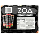 ZOA Zero Sugar Energy Drinks, Classic Variety Pack - Healthy Energy with B & C Vitamin, 120mg of Natural Caffeine - 12 Ounce (Pack of 12)