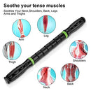 Premium Muscle Roller The Ultimate Massage Roller Stick 17 Inches Recommended by Physical Therapists Promotes Recovery Fast Relief for Cramps Soreness Tight Muscles (Black)