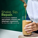 Four Sigmatic Organic Plant-Based Protein Powder Unflavored Protein with Lion’s Mane, Chaga, Cordyceps and More | Clean Vegan Protein Elevated for Brain Function and Immune Support | 16.9 oz