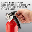 Kidde Fire Extinguisher for Home, 1-A:10-B:C, Dry Chemical Extinguisher, Red, Mounting Bracket Included