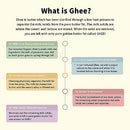 Pure Indian Foods Organic Grassfed Original Ghee, 14 oz, Pasture Raised, Gluten-Free, Non-GMO, Paleo, Keto-Friendly Cooking Fat/Oil, Clarified Butter (16 fl oz / 1 pint)