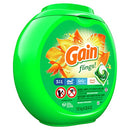 Gain flings! Laundry Detergent Soap Pods plus Aroma Boost, Island Fresh Scent, HE Compatible, 81 Count (Packaging May Vary)