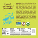 BHU Cookie Dough Keto Protein Bars, Chocolate Chip, Ultra Creamy Refrigerated Keto Snacks - 4g Net Carbs, 1g Sugar (8 Bars)