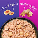 Purina Friskies Ocean Favorites Wet Cat Food Pate and Meaty Bits Variety Pack With Salmon and Tuna - (24) 5.5 oz. Cans