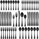 30 Piece Silverware Set Service for 6,Premium Stainless Steel Mirror Polished Cutlery Utensil Set,Durable Home Kitchen Eating Tableware Set,Include Fork Knife Spoon Set,Dishwasher Safe
