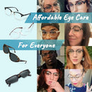 ZENNI Rectangle Glasses for Men Blue Light Blocking Glasses Women Lightweight Eyewear Anti Eye Strain Relieve Digital Screen