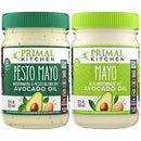 Primal Kitchen Mayo made with Avocado Oil Variety Pack, Original & Pesto, Whole30 Approved, Certified Paleo, and Keto Certified, 12 Ounces, Pack of 2