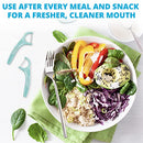 Plackers Twin-Line Dental Flossers, Advanced Whitening and Dual Action Flossing System, Easy Storage, Super Tuffloss, 2X The Clean, Cool Mint Flavor