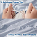 Nestl Twin Duvet Cover - Soft Double Brushed Light Sage Duvet Cover Twin/Twin XL, 2 Piece, with Button Closure, Duvet Cover 68x90 inches