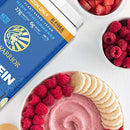 Vegan Protein Powder with BCAA  Organic Hemp Seed Gluten Free Non-GMO Dairy Soy Sugar Free Low Carb Plant Based Protein Powder | Unflavored Warrior Blend by Sunwarrior