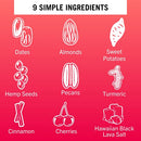 Thunderbird Real Food Energy Bars, Bar Chocolate Almond Butter Sea Salt, Plant Based Protein, 1.7 Ounce, Fruit & Nut Nutrition Bars - No Added Sugar, Grain and Gluten Free, Non-GMO, 12 Pack