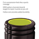TriggerPoint GRID Foam Roller for Exercise, Deep Tissue Massage and Muscle Recovery, Original (13-Inch), Black