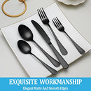 30 Piece Silverware Set Service for 6,Premium Stainless Steel Mirror Polished Cutlery Utensil Set,Durable Home Kitchen Eating Tableware Set,Include Fork Knife Spoon Set,Dishwasher Safe