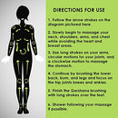 Healm 100% Raw Silk Garshana Gloves | Ayurvedic Massaging Mitts for Women | Dry Massage Brush for Lymphatic Drainage, Acne, Scars, Cellulite & Toxin Removal | Quick, Simple Instructions