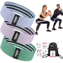 Fabric Resistance Bands for Working Out, 5 Levels Booty Bands for Women Men, Cloth Workout Bands Resistance Loop Exercise Bands for Legs Butt at Home Fitness, Yoga, Pilates