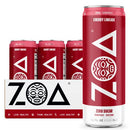 ZOA Zero Sugar Energy Drinks, Classic Variety Pack - Healthy Energy with B & C Vitamin, 120mg of Natural Caffeine - 12 Ounce (Pack of 12)