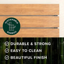 ZINUS Paul Metal and Bamboo Platform Bed Frame, Wood Slat Support, No Box Spring Needed, Easy Assembly, King