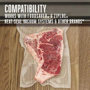 Weston 8-by-12-Inch Vacuum-Sealer Food Bags, 100 Count (30-0101-W) (Shipping Only)