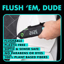 DUDE Wipes Flushable Wipes - 3 Pack, 144 Wipes - Unscented Adult Wet Wipes with Vitamin-E & Aloe for at-Home Use - Septic and Sewer Safe