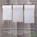 Kitchen + Home Bamboo Paper Towels – Heavy Duty Washable Reusable Rayon Towels - One roll replaces 6 months of towels! (2)