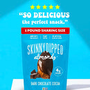 SkinnyDipped Snack Attack Minis Almond Variety Pack, Healthy Snack, Plant Protein, Gluten Free, 0.46 oz Mini Bags, Pack of 25