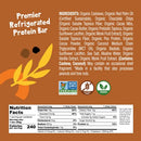 BHU Cookie Dough Keto Protein Bars, Chocolate Chip, Ultra Creamy Refrigerated Keto Snacks - 4g Net Carbs, 1g Sugar (8 Bars)