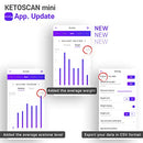 Ketone Meter, Diet & Fitness Tracker | Monitor Your Fat Metabolism or Level of Ketosis on Low carb, Ketogenic or Any Nutrition & Fitness Program (Shipping Only)