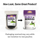 USDA Organic Dried Elderberries - Whole European Elderberry, Responsibly Wild Crafted, Perfect for Tea, Syrups, and More - Sambucas Nigra - 1 Pound (Certified Organic)