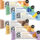 IQBAR Brain and Body Keto Protein Bars - Chocolate Lovers Variety Keto Bars - 12-Count Energy Bars - Low Carb Protein Bars - High Fiber Vegan Bars and Low Sugar Meal Replacement Bars - Vegan Snacks