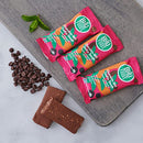 BHU Cookie Dough Keto Protein Bars, Chocolate Chip, Ultra Creamy Refrigerated Keto Snacks - 4g Net Carbs, 1g Sugar (8 Bars)