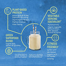 Vegan Protein Powder with BCAA  Organic Hemp Seed Gluten Free Non-GMO Dairy Soy Sugar Free Low Carb Plant Based Protein Powder | Unflavored Warrior Blend by Sunwarrior