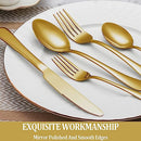 30 Piece Silverware Set Service for 6,Premium Stainless Steel Mirror Polished Cutlery Utensil Set,Durable Home Kitchen Eating Tableware Set,Include Fork Knife Spoon Set,Dishwasher Safe