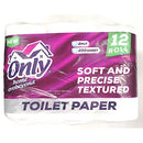 Only 2-Ply Toilet Paper, Soft & Disposable, Non Stick & Durable Toilet Paper - 12 Roll (200 Sheet Per Roll) with Superior Absorbent, Ideal for Home, Public Toilets, Bathroom & Restaurant (Shipping Only)