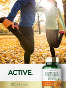 Carlyle Turmeric Curcumin with Bioperine | 3000 mg | 90 Powder Capsules | Joint Support Complex with Black Pepper | Non-GMO, Gluten Free Supplement