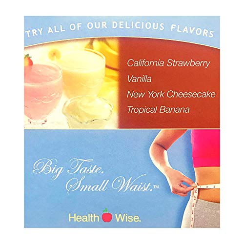 Healthwise - Chocolate High Protein Pudding/Shake Mix for Any Diet - 15 Grams of Protein - 90 Calories - 1 Gram of Fat - Hunger Suppressant - Appetite Control for Weight Loss - 7 Packets 0.91 OZ