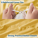 Nestl Twin Duvet Cover - Soft Double Brushed Light Sage Duvet Cover Twin/Twin XL, 2 Piece, with Button Closure, Duvet Cover 68x90 inches