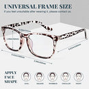 livho 2 Pack Blue Light Blocking Glasses, Computer Reading/Gaming/TV/Phones Glasses for Women Men,Anti Eyestrain & UV Glare (*B1 Light Blcak+Clear, Clear)